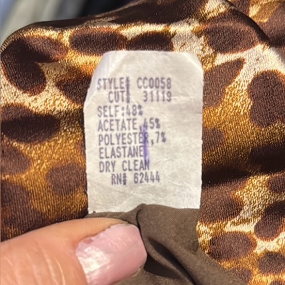 Nicole Miller Collection Leopard Dress - Picture 12 of 12